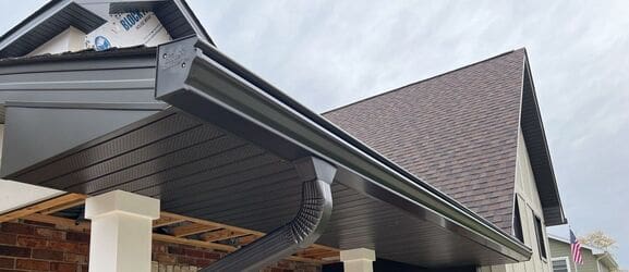 GutterShutter gutter system installed on McHenry home