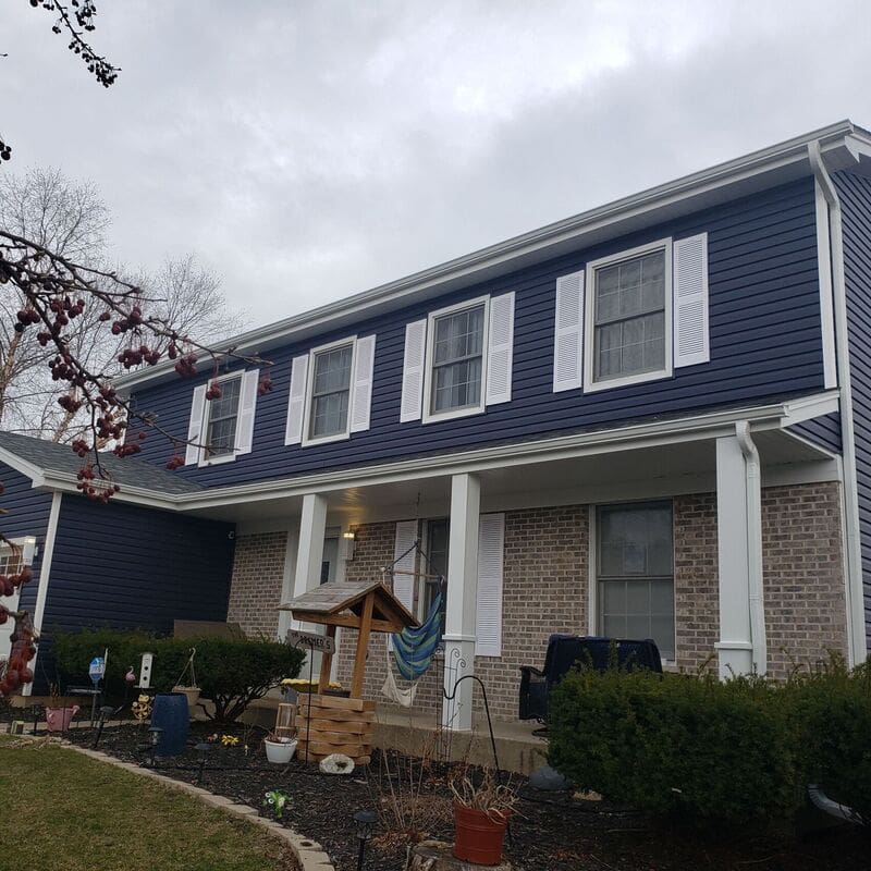After Shot of Vinyl Siding installation Siding installed by Innovative Home Concepts