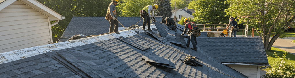 Quality vs. Low Price roofing contractor for shingle replacement in Crystal Lake