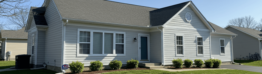 Crystal lake window contractor installs new vinyl windows in home.