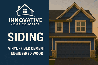 Fiber cement siding on McHenry home