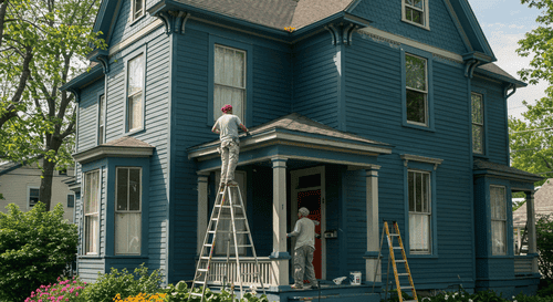 Woodstock IL home with well-maintained siding