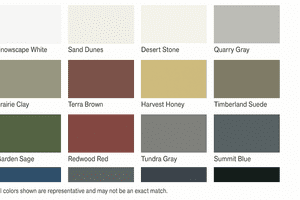 LP Smartside Engineered Wood Color Palette LP Smartside Engineered Wood Color Palette