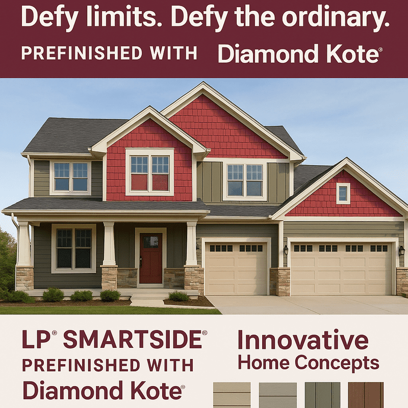 LP Smartside Ad with Diamond Kote LP Smartside Ad with Diamond Kote