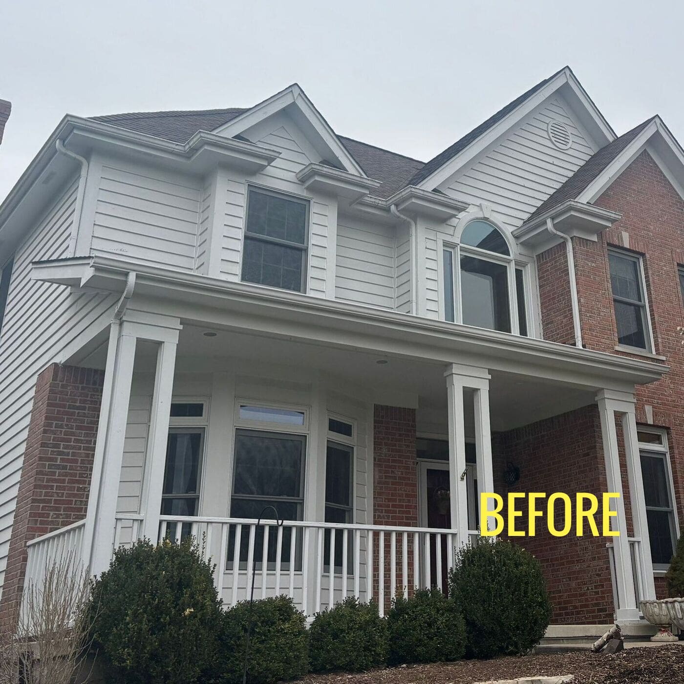 Gutter installation in Crystal Lake Before Gutter installation in Crystal Lake Before