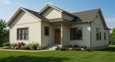 Vinyl Siding Installation in McHenry County Vinyl siding on a modern McHenry County home