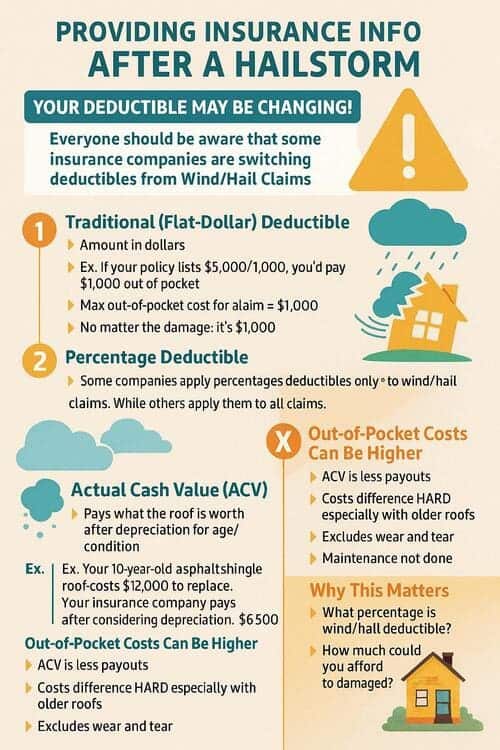 Mother Nature and home insurance infographic explaining deductibles