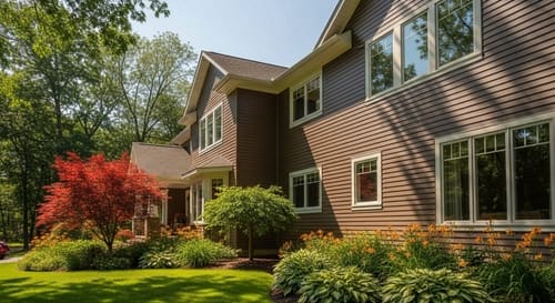 Beautiful McHenry County home with newly installed energy-efficient insulated vinyl siding.