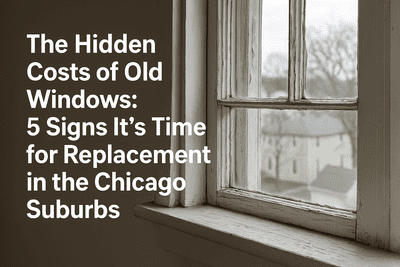 A close-up of a rotting wooden window frame, illustrating the hidden structural damage old windows can cause.