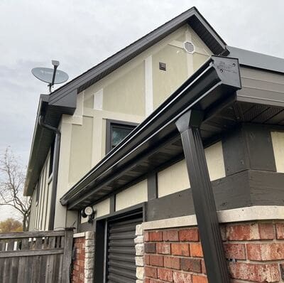 Home with GutterShutter in McHenry County A beautiful McHenry County home with a completed GutterShutter installation, showcasing its enhanced curb appeal.