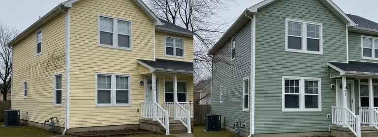 Viny Siding Trends of 2025 before and after picture