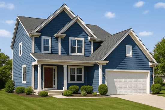 LP SmartSide Siding Woodstock Illinois Home Beautiful Woodstock IL home with expertly installed LP SmartSide siding by Innovative Home Concepts.