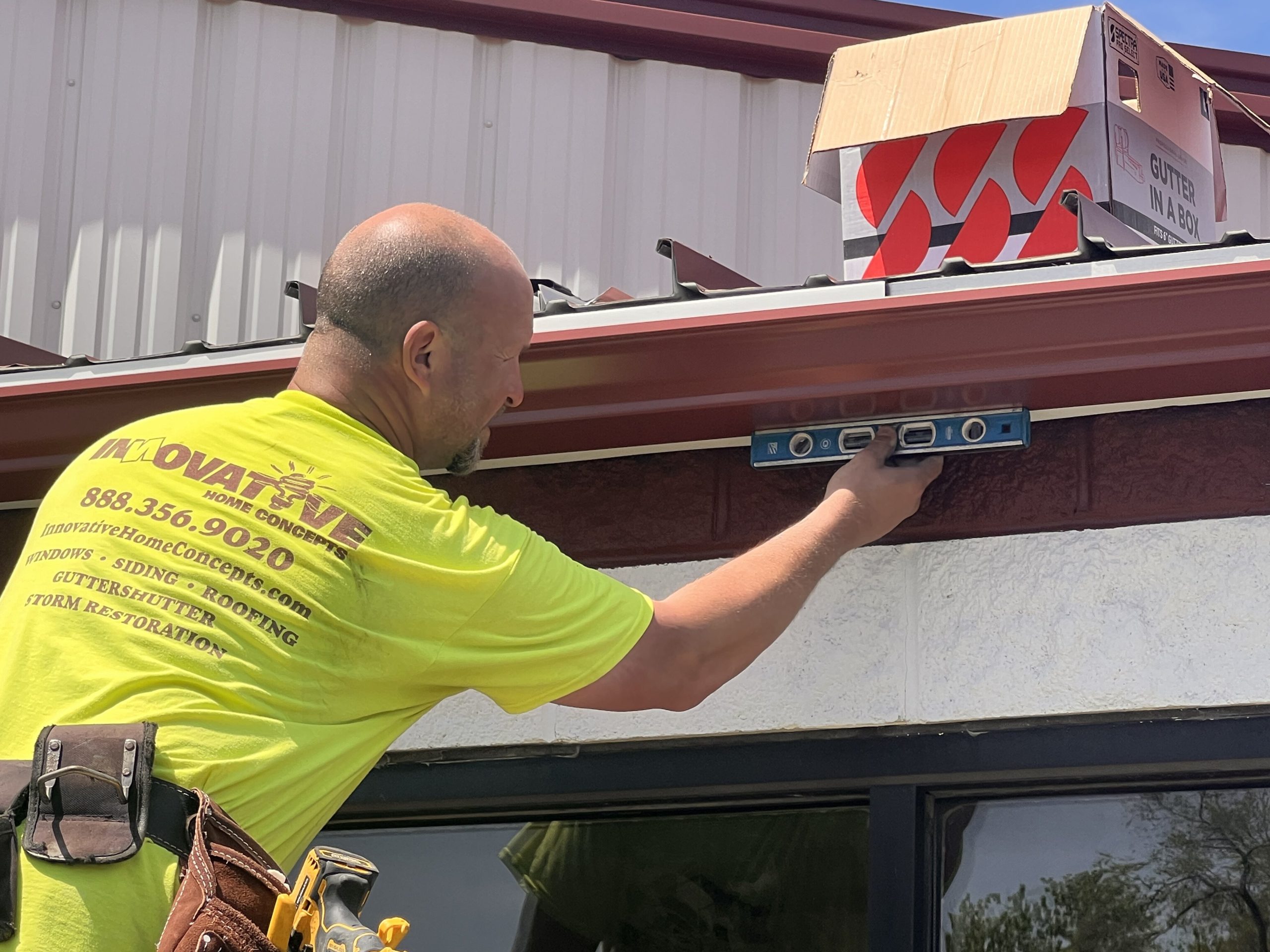 GutterShutter gutter guard system installed on a Crystal Lake home