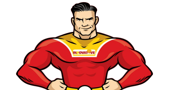 InnoMAXX superhero mascot