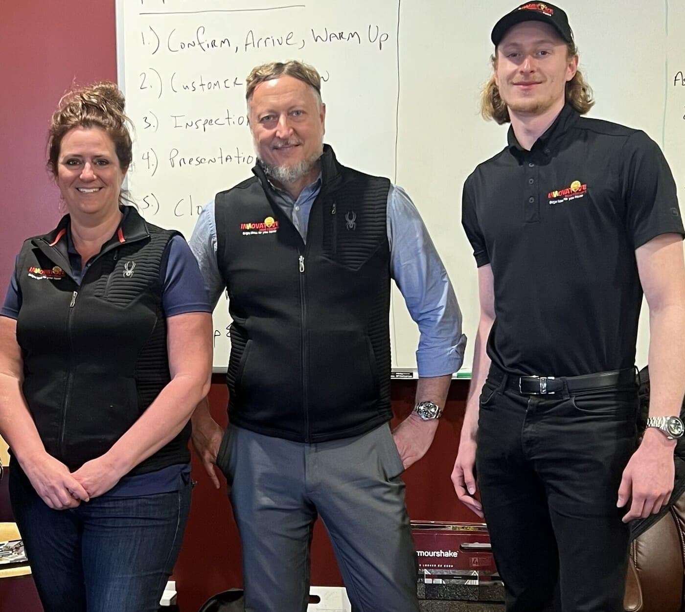 Innovative Home Concepts team members in a training session.