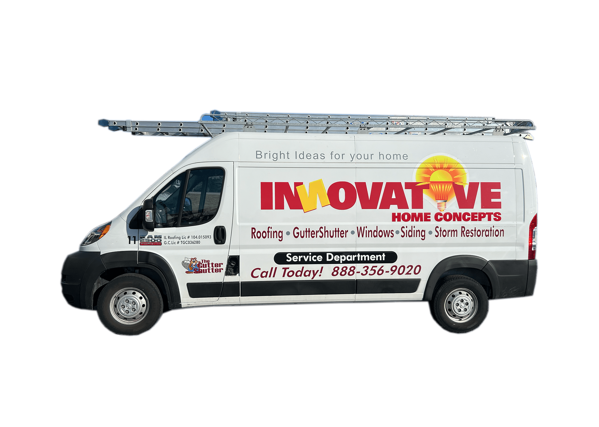 Innovative Home Concepts branded service van