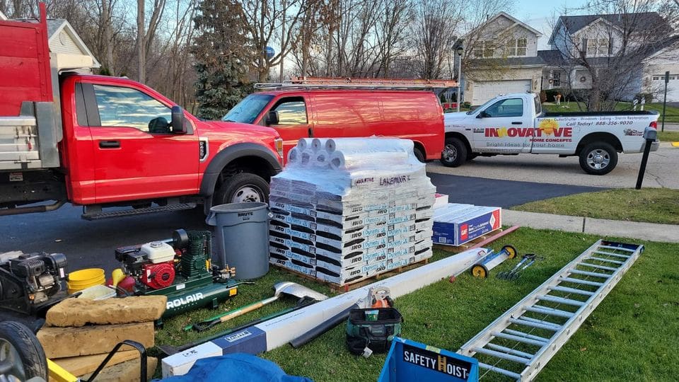 Premium roofing materials used by IHC including F-Wave and Brava