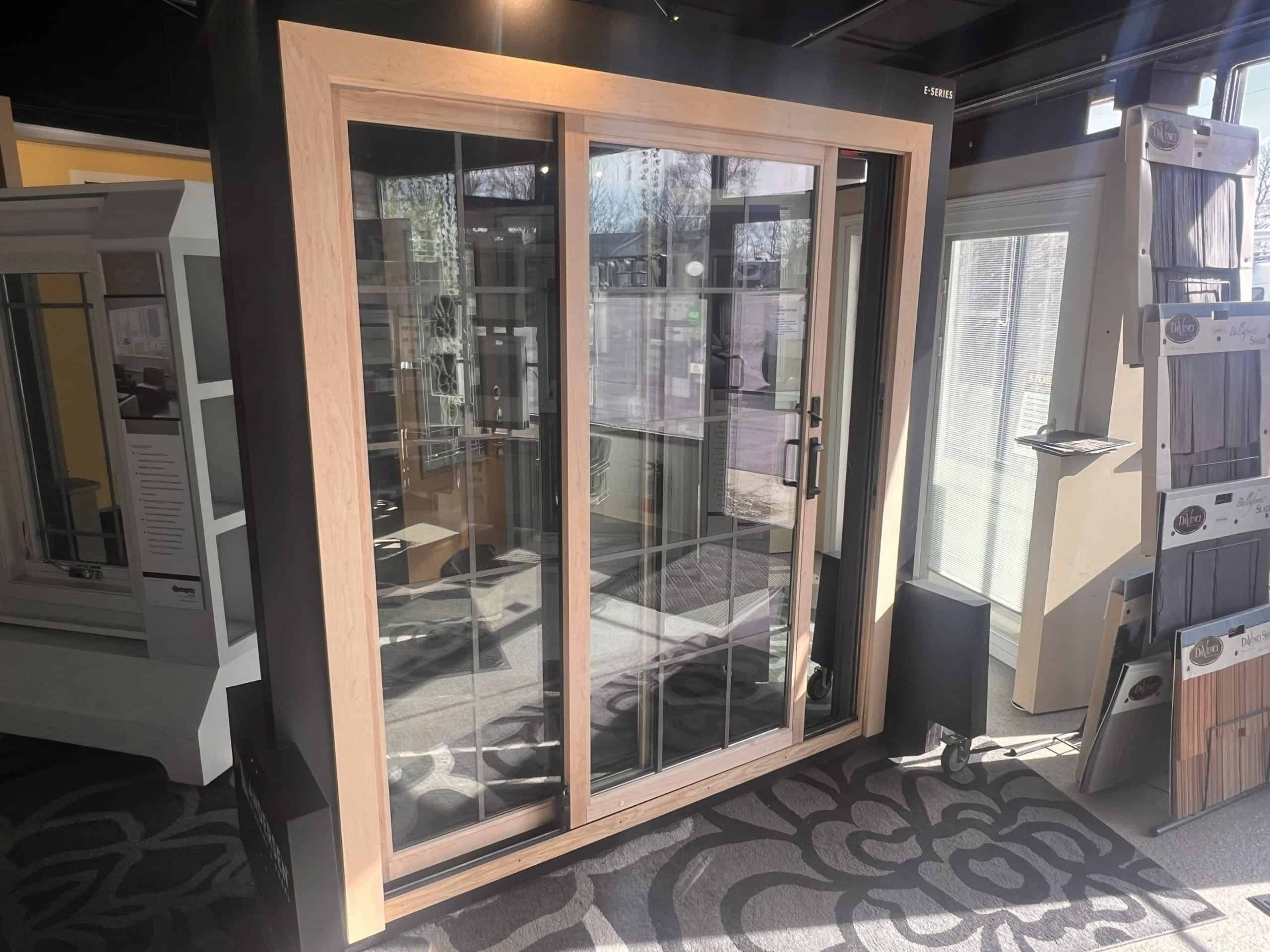 Andersen patio door display in the IHC showroom