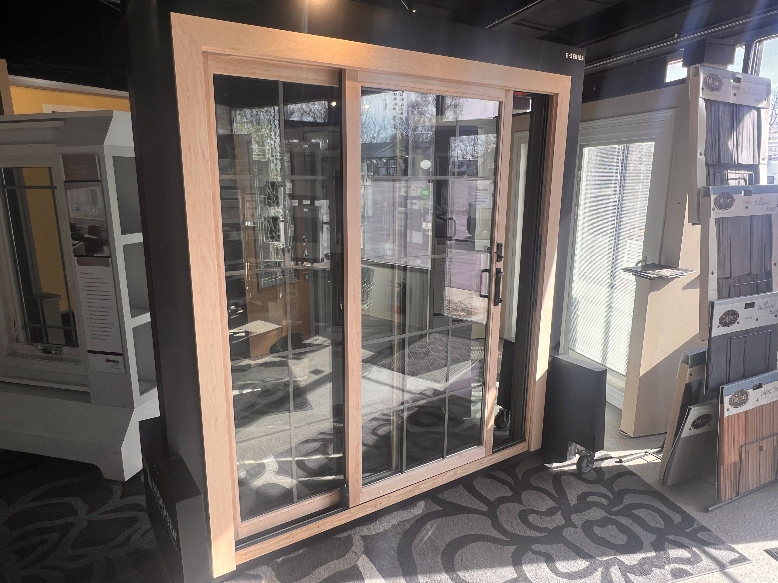 Andersen patio door display at IHC Crystal Lake showroom