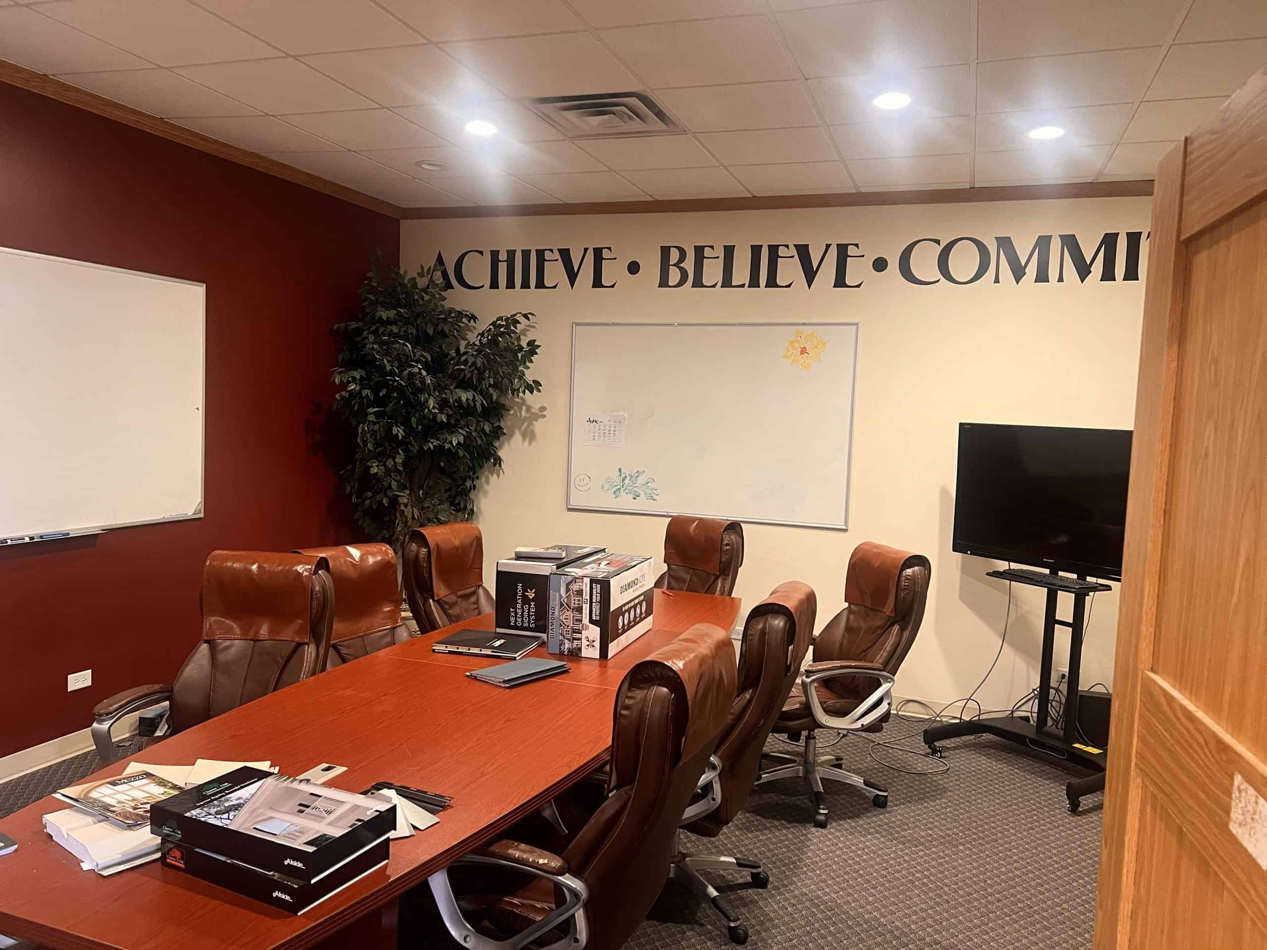 Conference room at Innovative Home Concepts for project consultations