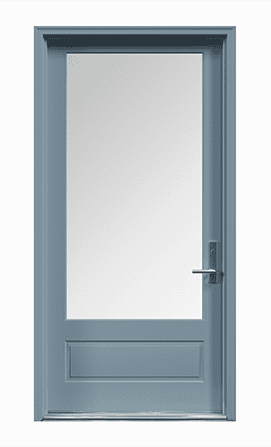 Albany steel entry door with polyurethane R-15.2 insulation