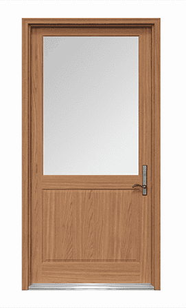 Albany entry door custom-sized to non-standard opening