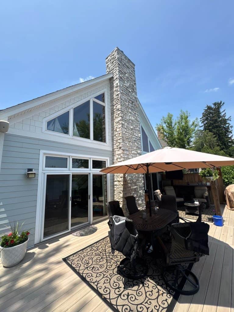 James Hardie fiber cement siding completed project by IHC in McHenry County