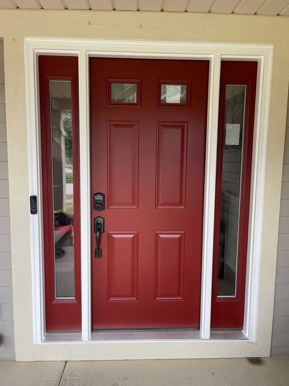 Door completed at Sterling Circle, Cary IL
