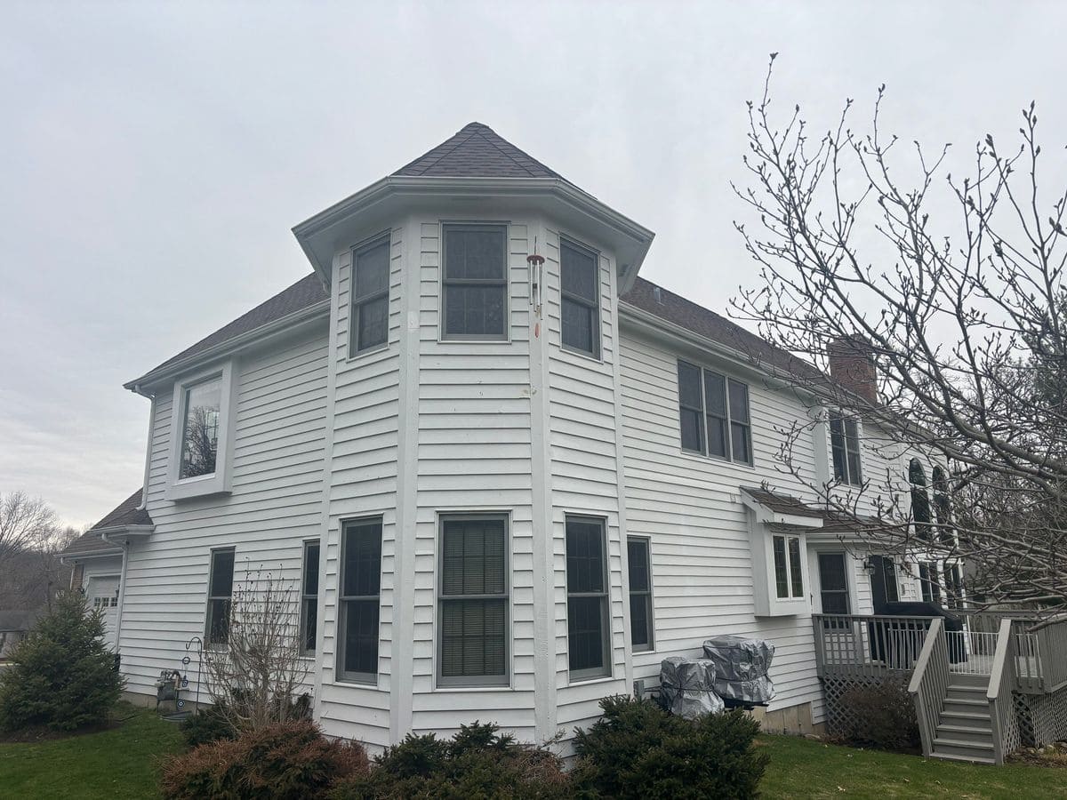 Gutters before at Niblick Court, Crystal Lake IL