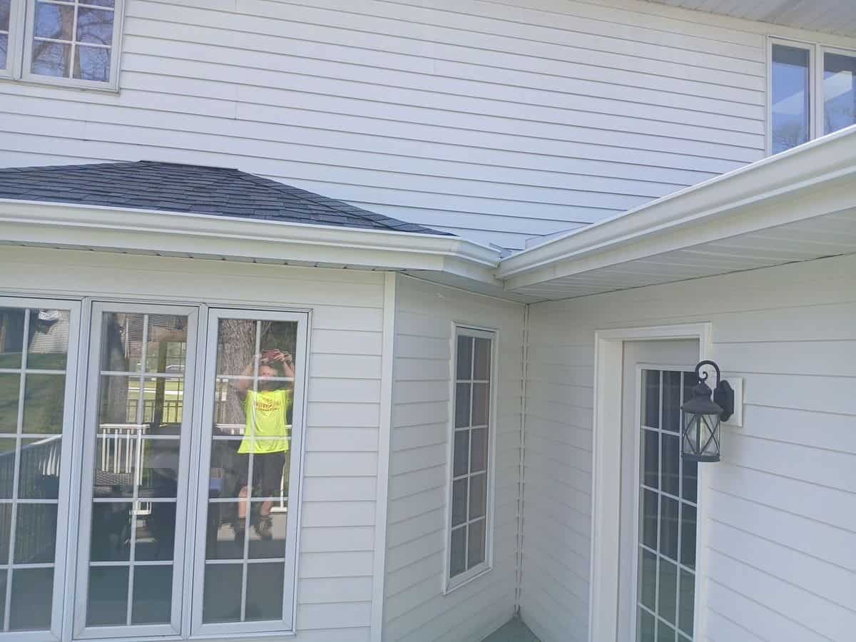 Gutters completed at North James Way, Johnsburg IL