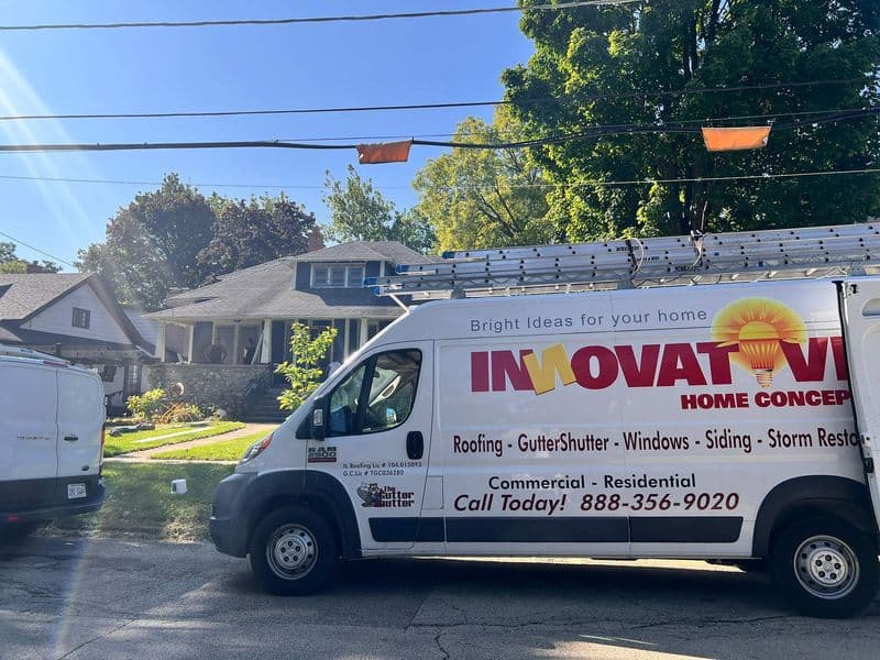 Innovative Home Concepts crew on site in Woodstock, IL