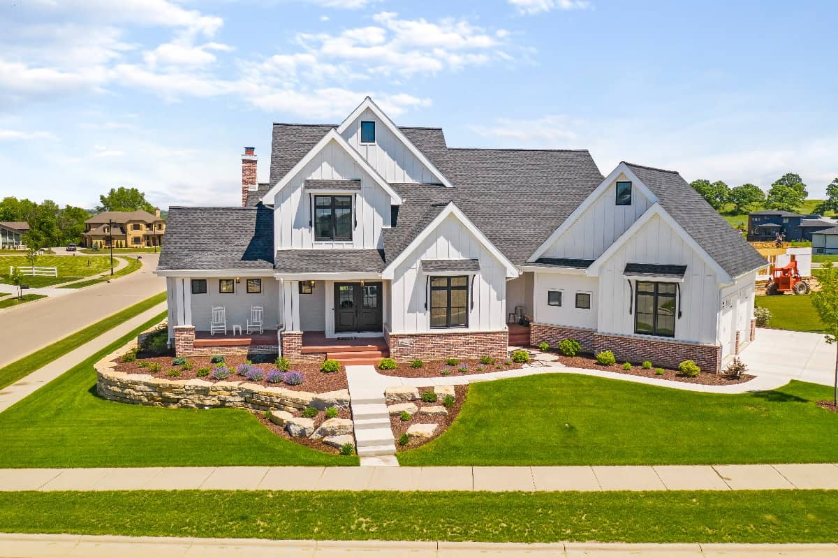 A McHenry County home with all five Innovative Home Concepts exterior systems labeled
