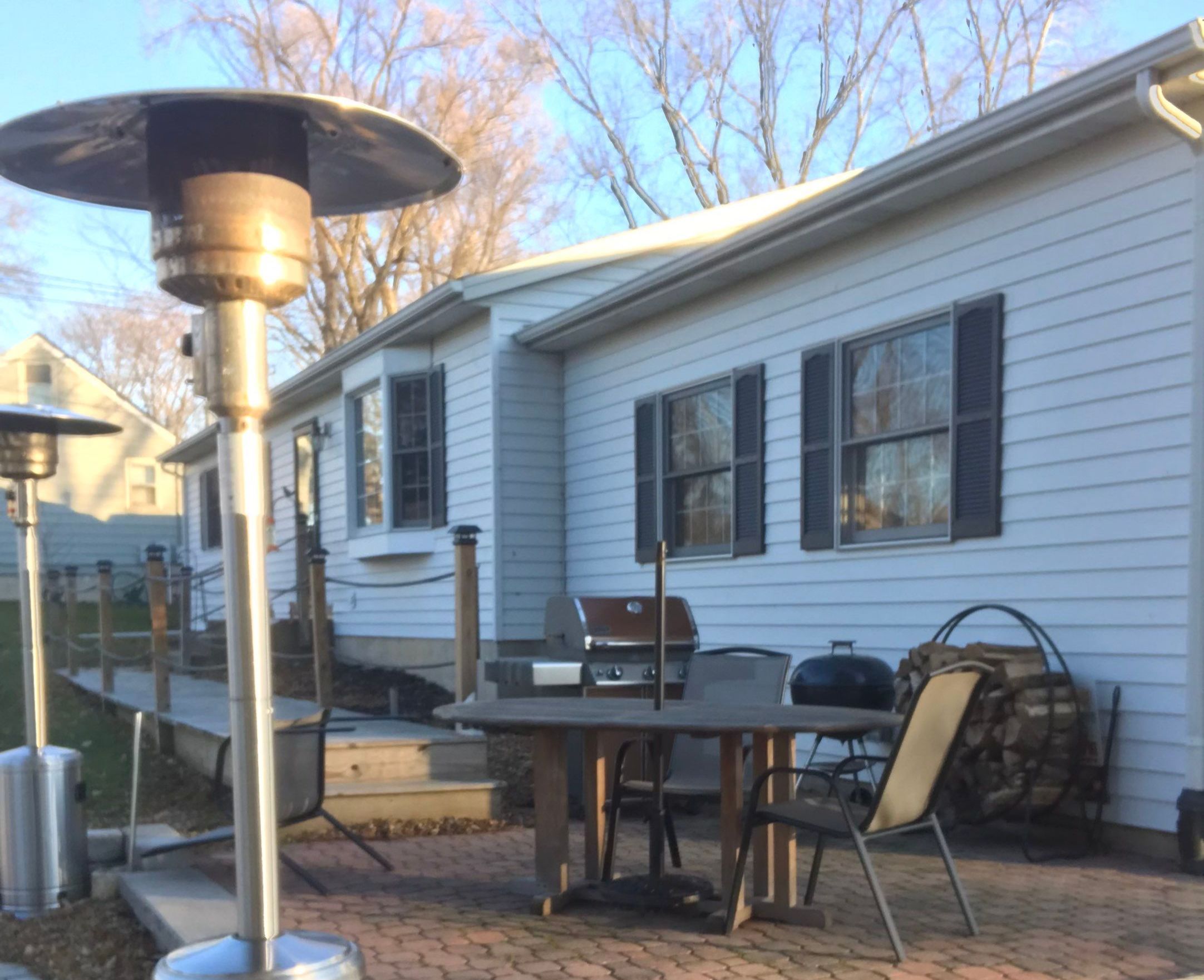 Osage Drive Wonder Lake IL before vinyl siding replacement